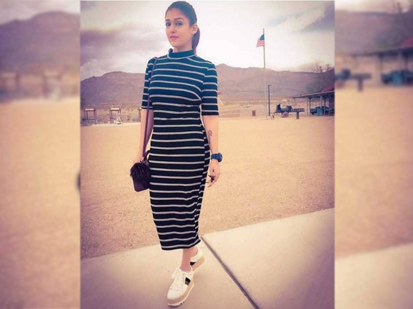 nayanthara western dress