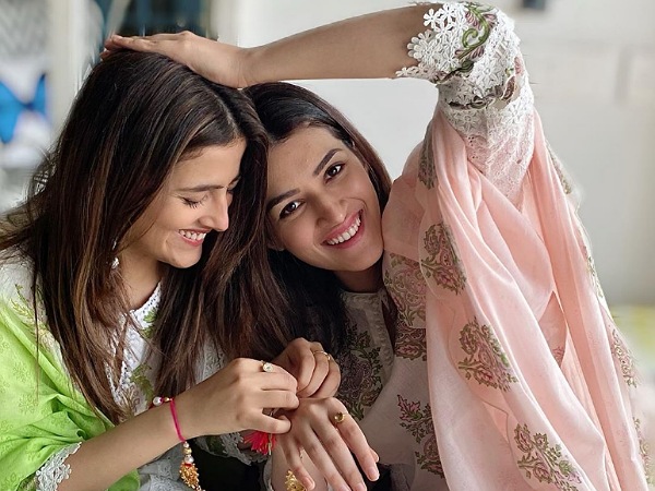 Kriti And Nupur Sanon Rakhi Celebration Kriti And Nupur Sanon Rakhi Celebration