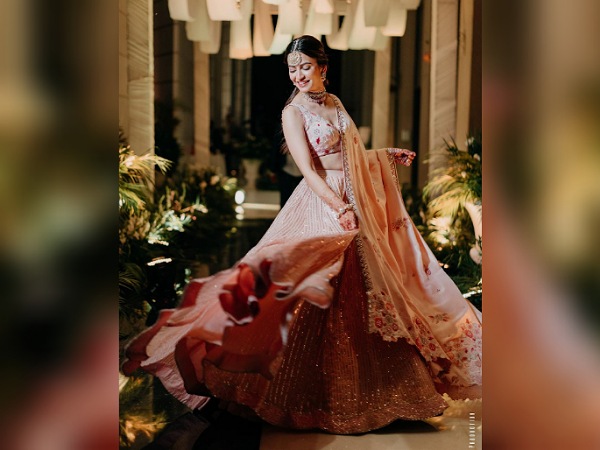Kriti Kharbanda In A Pastel Pink Lehenga Kriti Kharbanda In A Pastel Pink Lehenga