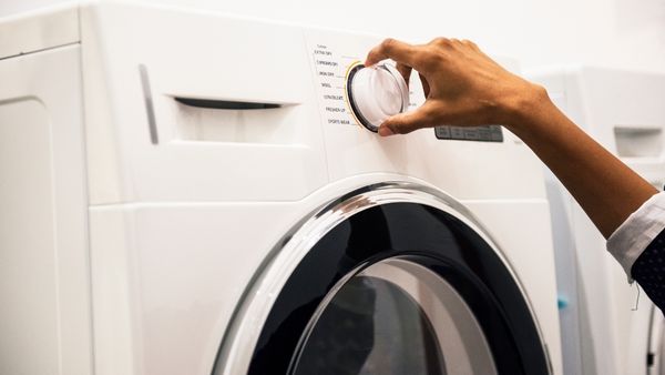 washing machine odor vinegar baking soda