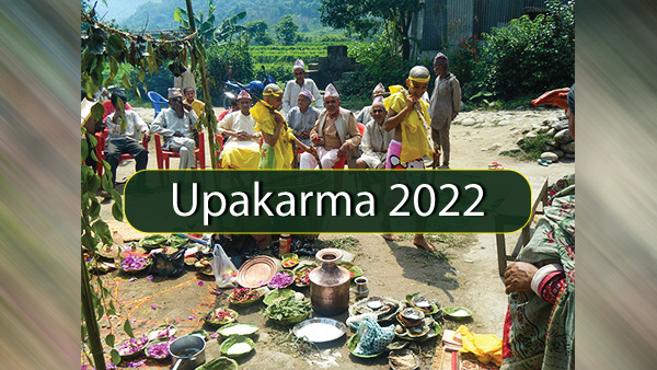 Upakarma 2022: Thread Changing Ceremony Upakarma 2022: Thread Changing Ceremony