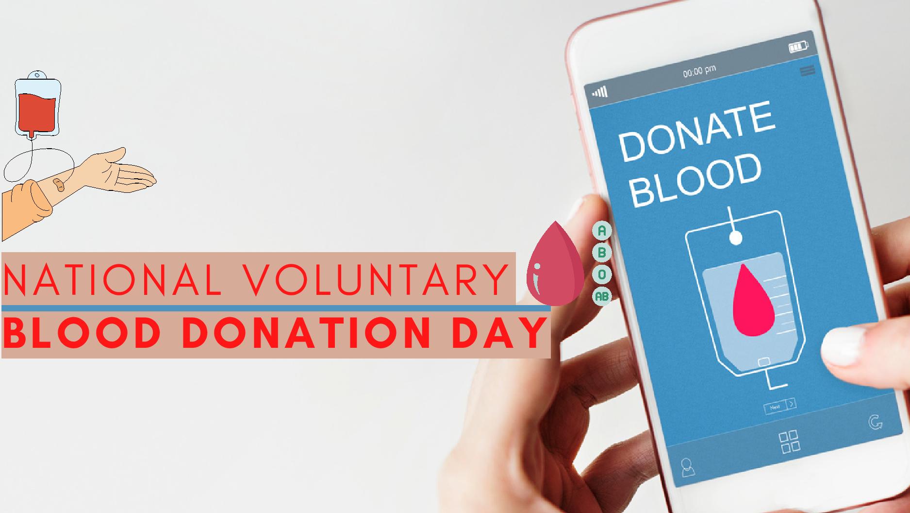 National Voluntary Blood Donation Day 2022 Date, History, Significance
