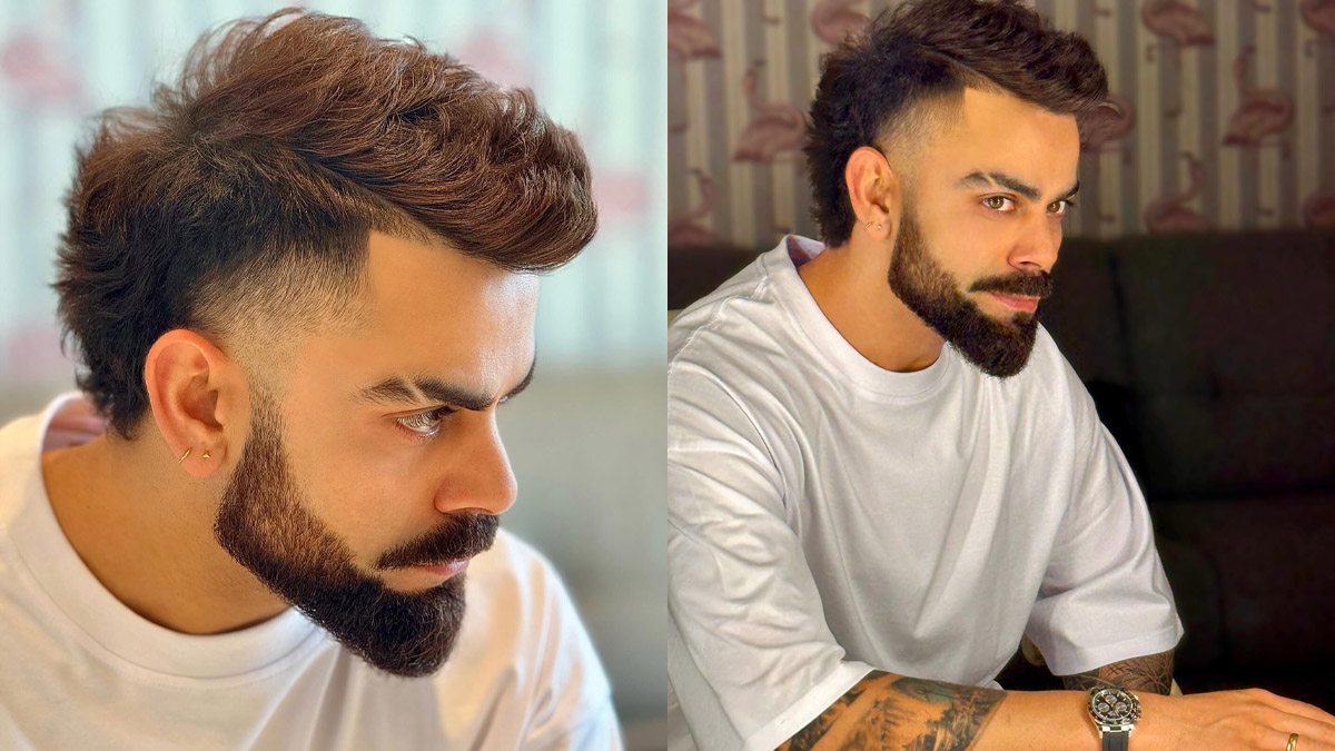 Virat Kohli's Mullet Hairdo And Brow Slit Is Trendy, Tips To Achieve The  Edgy Look - Boldsky.com