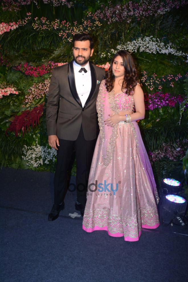 Indian Cricketers At Virat Kohli And Anushka Sharma Mumbai Wedding